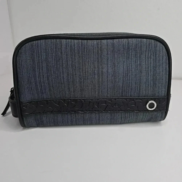 BVLGARI PARFUME Emirates First Class amenity travel tote Zipped makeup organizer - Picture 1 of 13